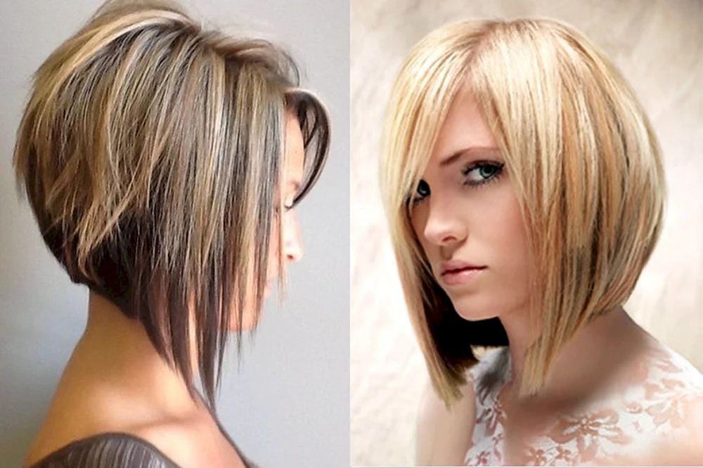 Balayage auf Bob Kare