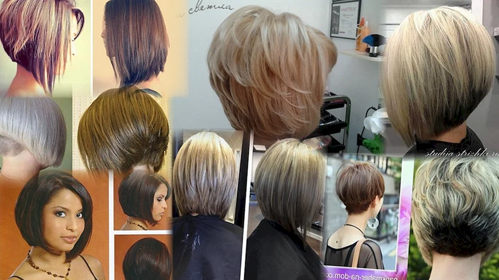 Stufiger Bob lang