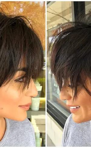 Pixie Cut abgestufter Bob Bob
