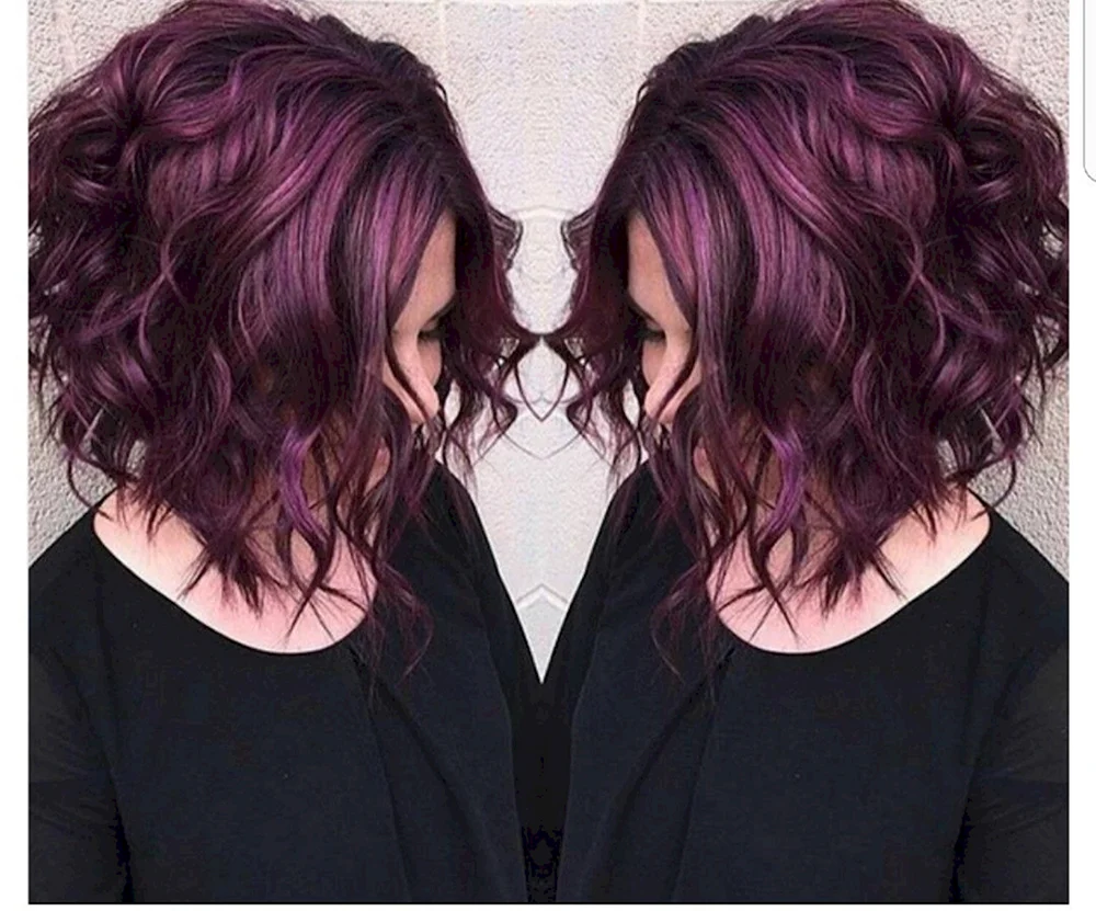 Burgundy Balayage burgundy