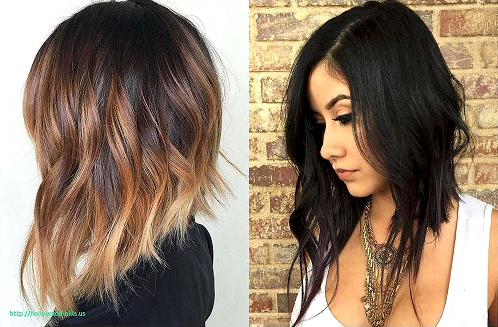 Balayage auf Bob Kaskad