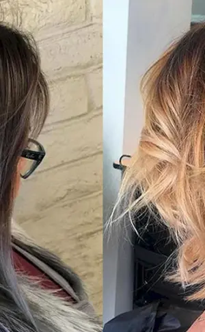 Bare Long Bob Shatush