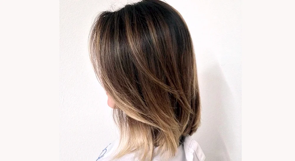 Long bob shatush