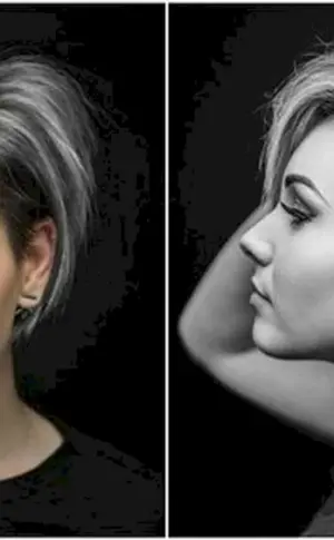 Pixie bob mit Asymmetrie