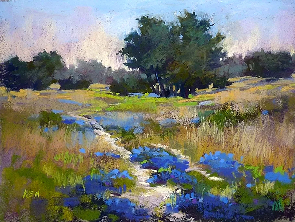 Karen Margulis Pastell-Landschaften