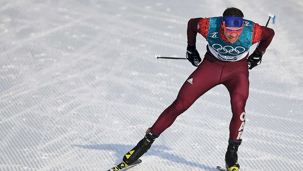 Andrey Vitalievich Stands Skifahrer