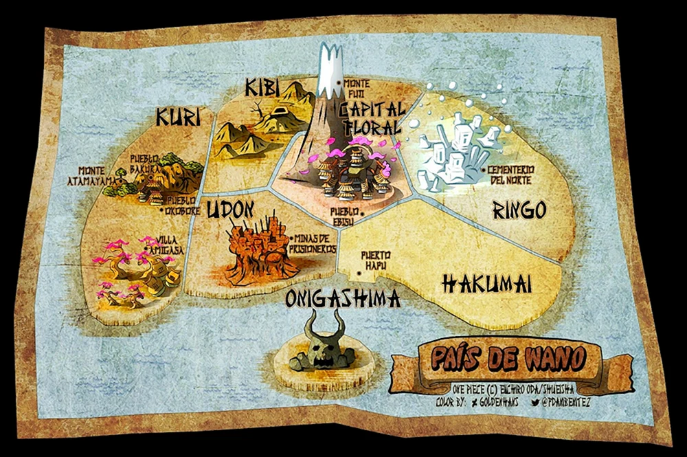 Vano Land auf Van Pis Karte
