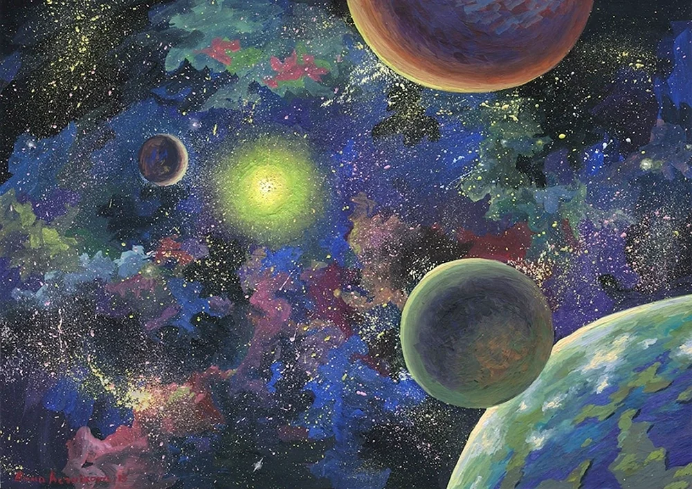 Alexei Kashpersky Weltraumlandschaft