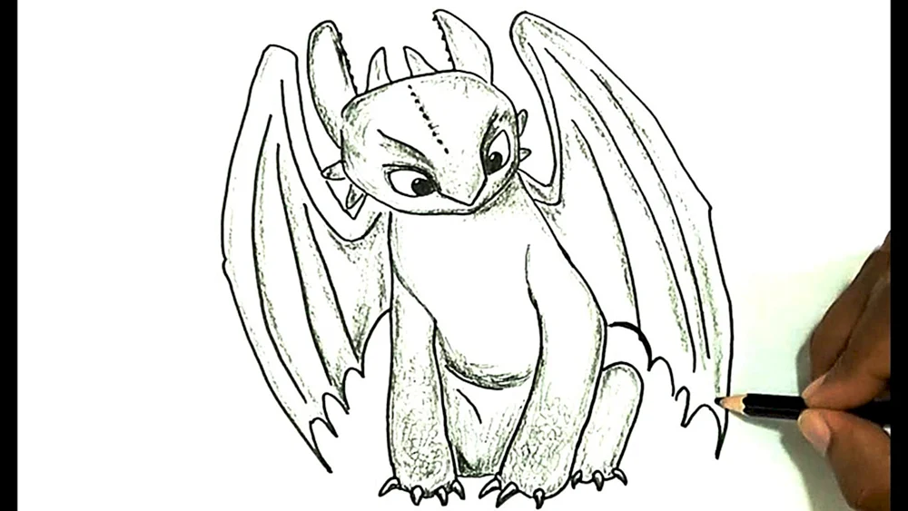 Furia Drachenskizze
