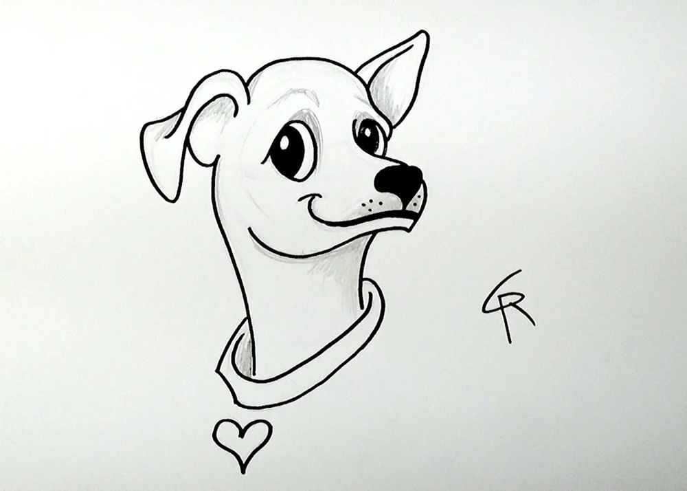 Hundeskizzen zum Zeichnen mit Bleistift