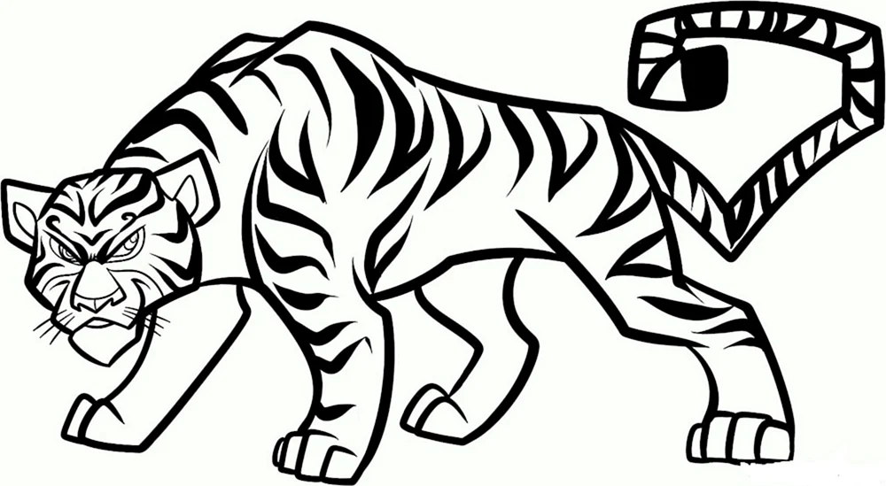 Tigerzeichnung