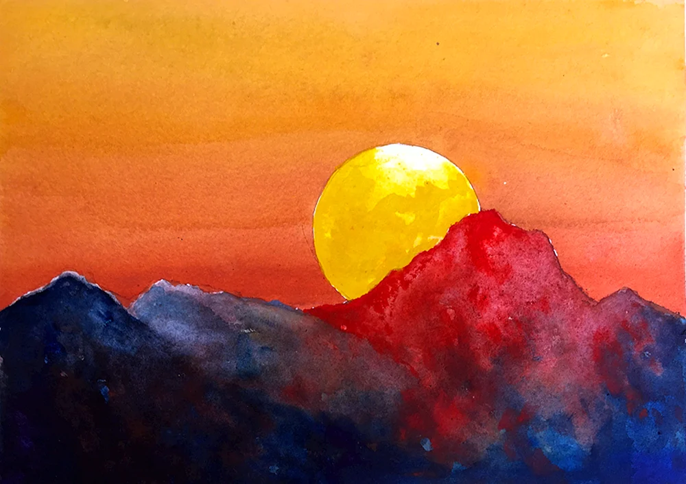 Malerei Gouache