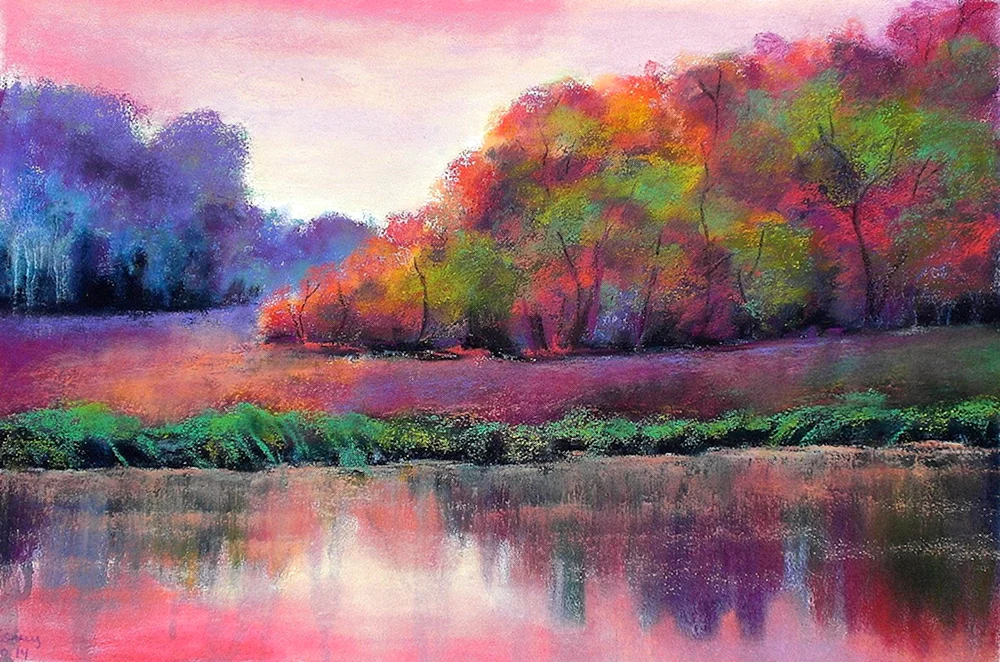 Pastell Bergounsky Künstler