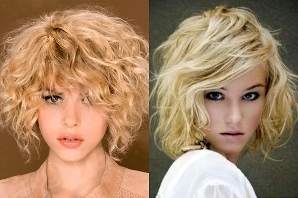 Carving. Kurzes Haar mit Pony Camren Bicondova Bio curl bobwelliger Bob Bio curl Bio curl Carving bob Bio curl Naturel Studio Bio curl Cascade.