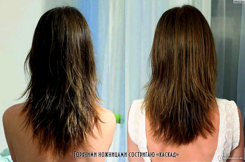 Keratin Glättung für Kaskade