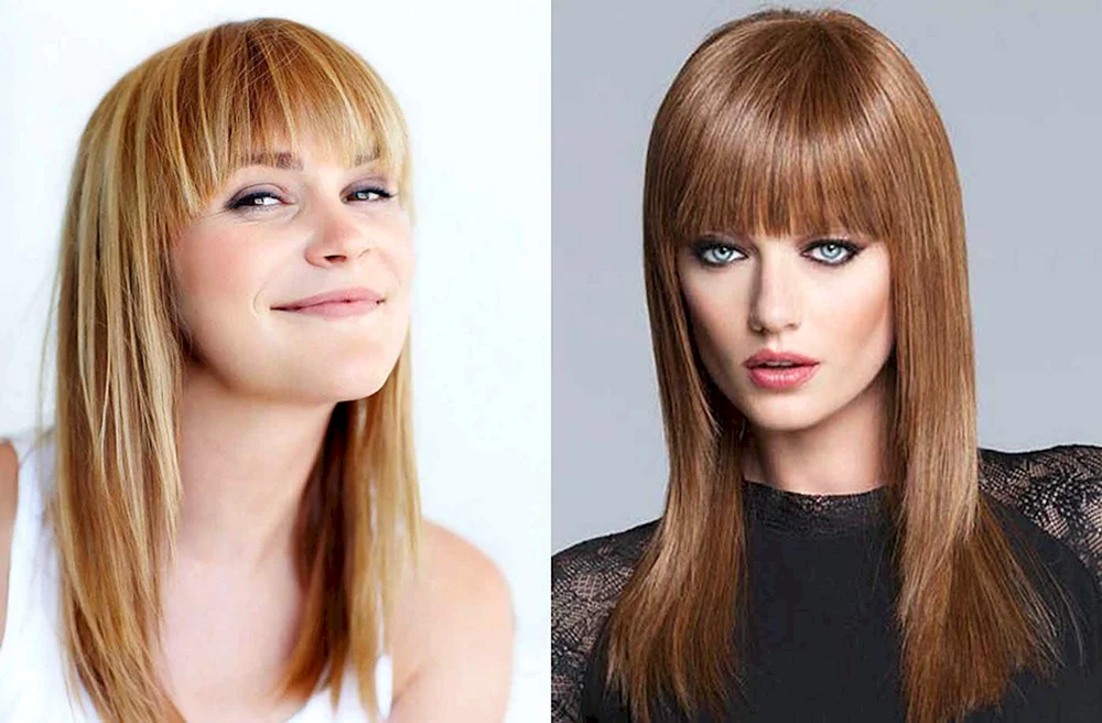 Cascade rhapsody haircut with bangs