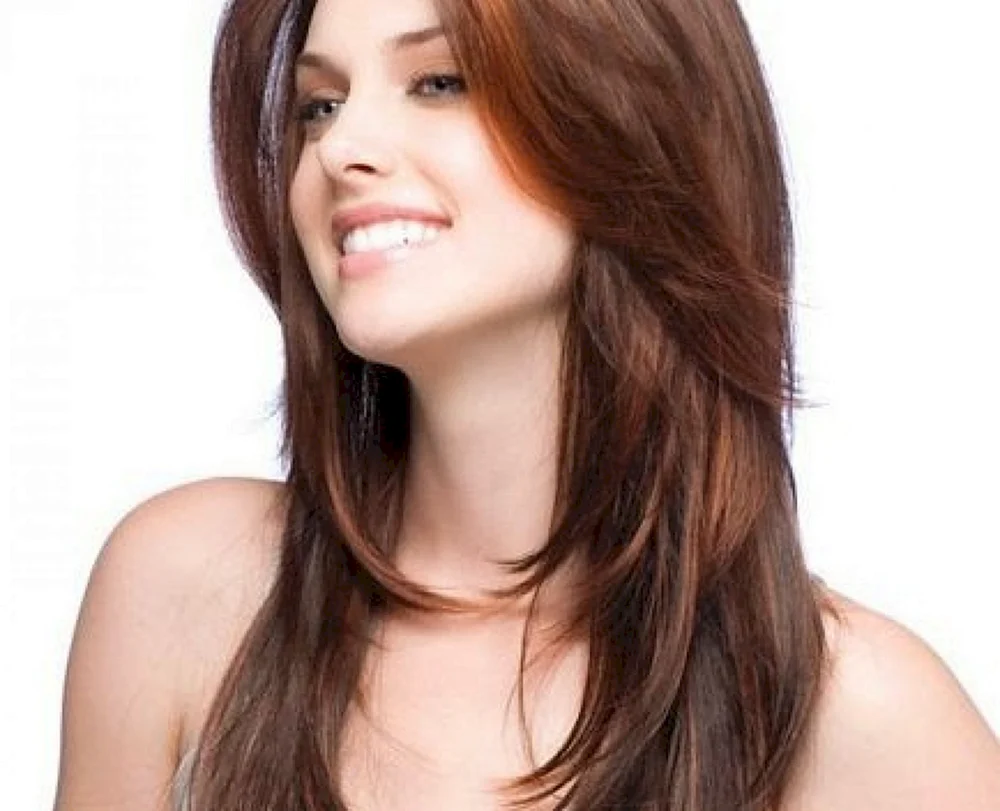 Lange Frisuren auf langem Haar