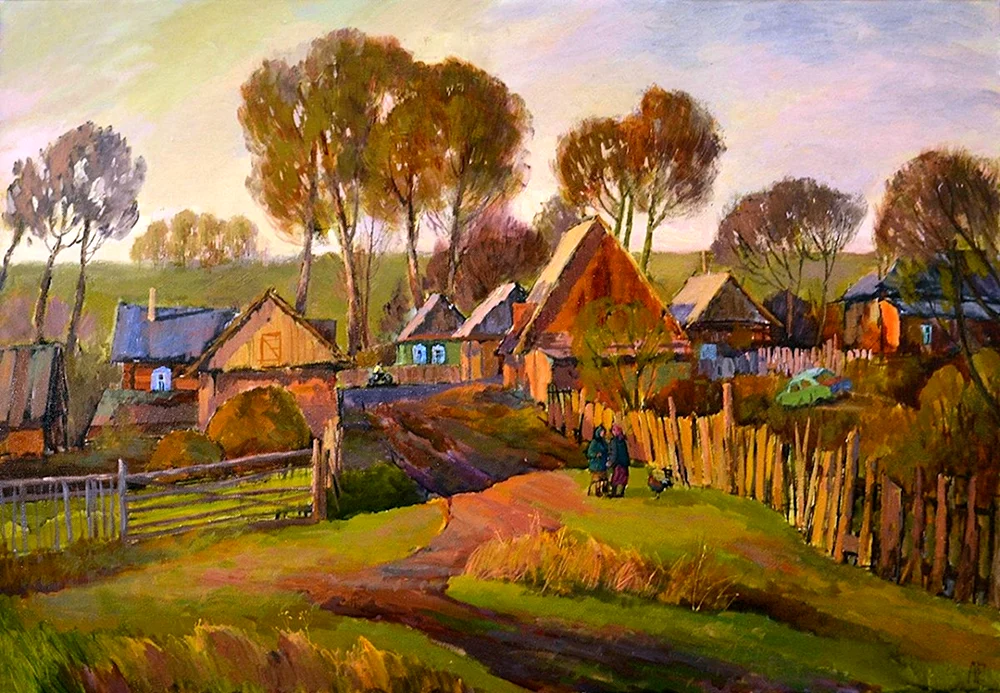 Katina Oleg Pyatin ländliche Landschaft
