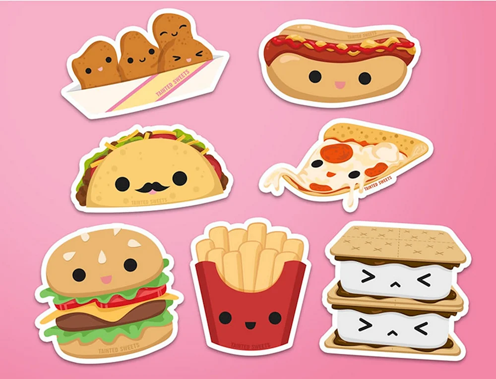 Kawaii leckeres Essen