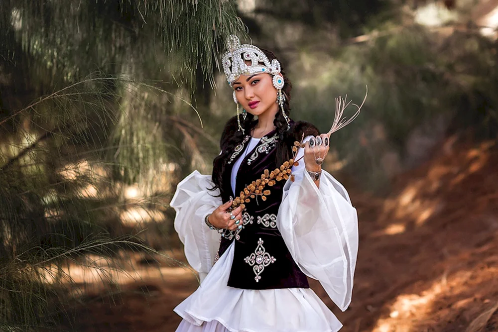 Kasachische Tracht