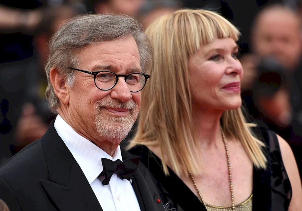 Kate Capshaw und Steven Spielberg. Spielberg