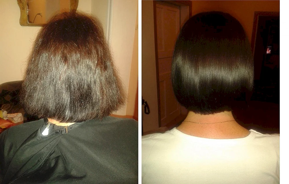 Keratin Haarglättung für kare