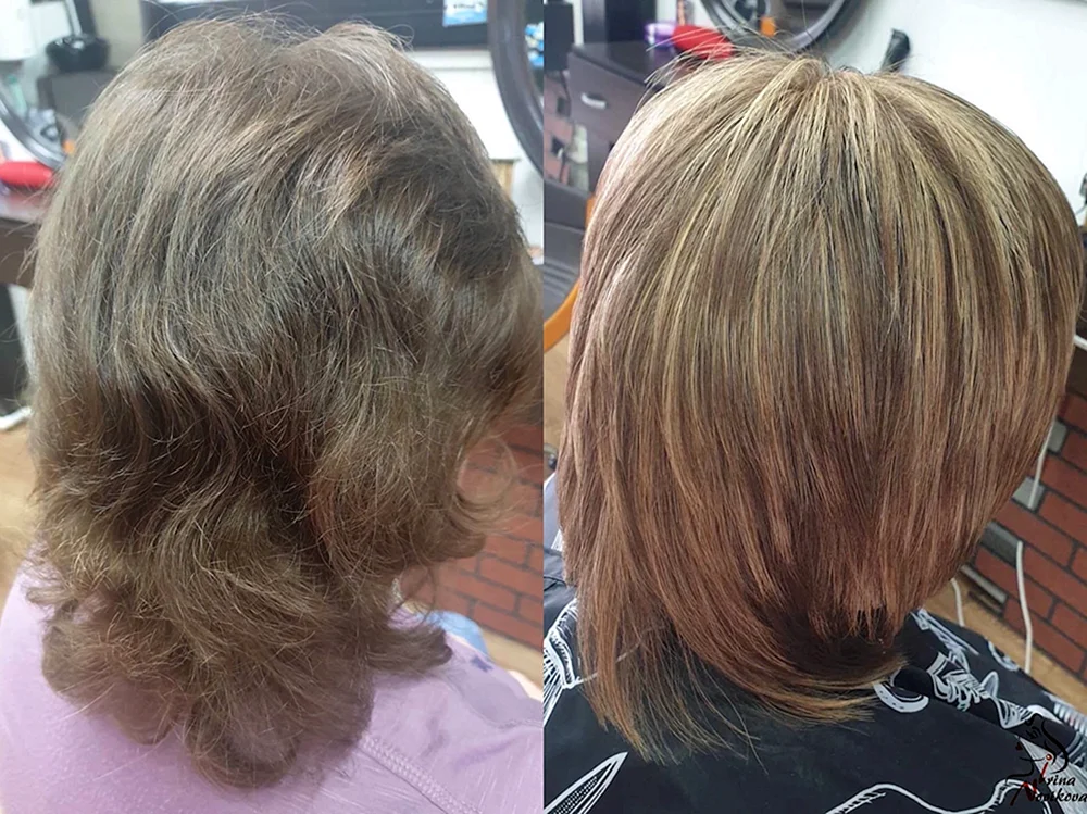 Keratin Glättung für lockiges Haar