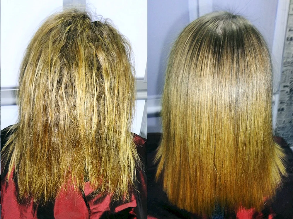 Keratin Glättung für Cascade Haarschnitt