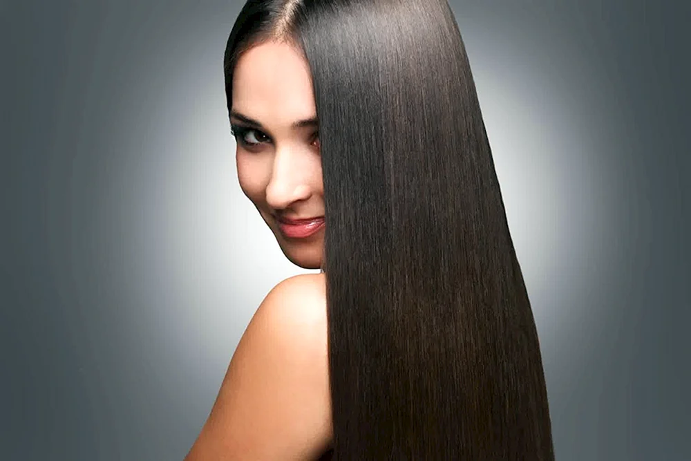Langes Haar. Glattes Haar