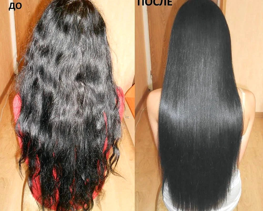 Keratin Haarglättung