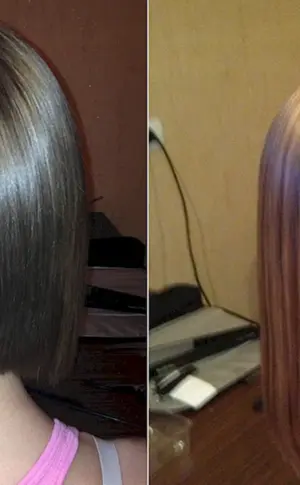Keratin-Haarglättung für Kare