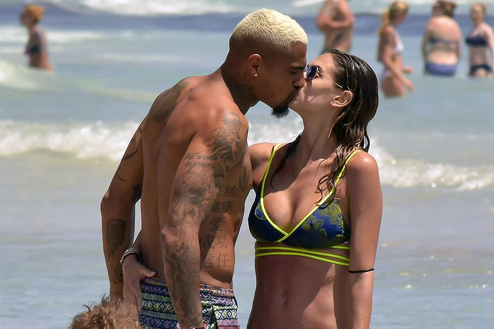 Kevin Prince Boateng und Frau