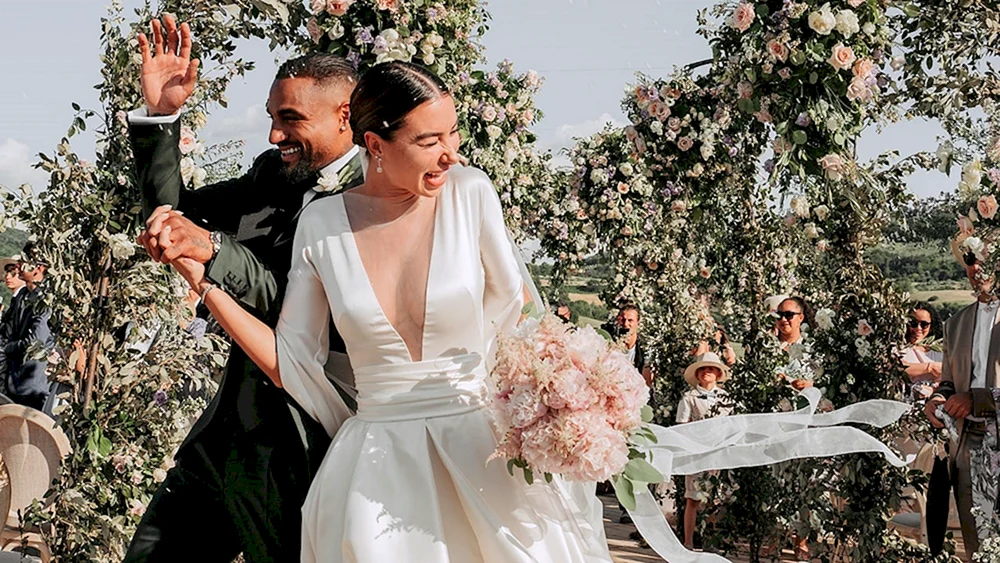 Kevin Prince Boateng und Frau