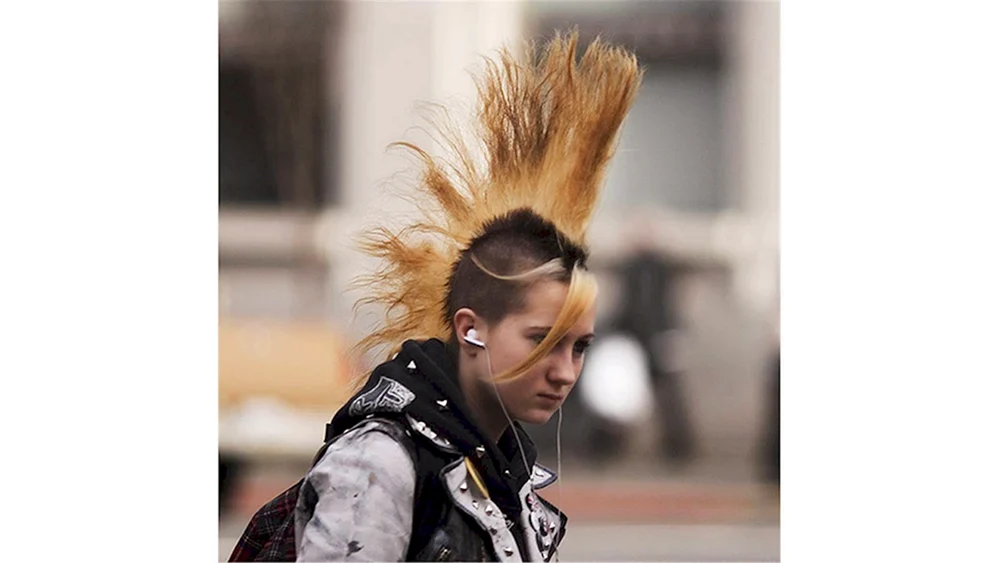 Punk-Frisur