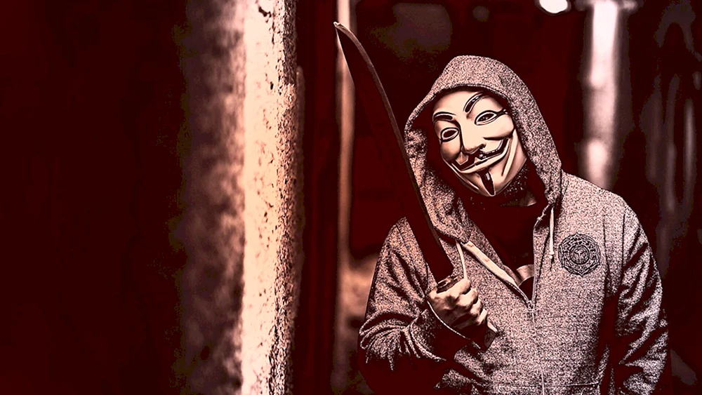Junge in Balaclava