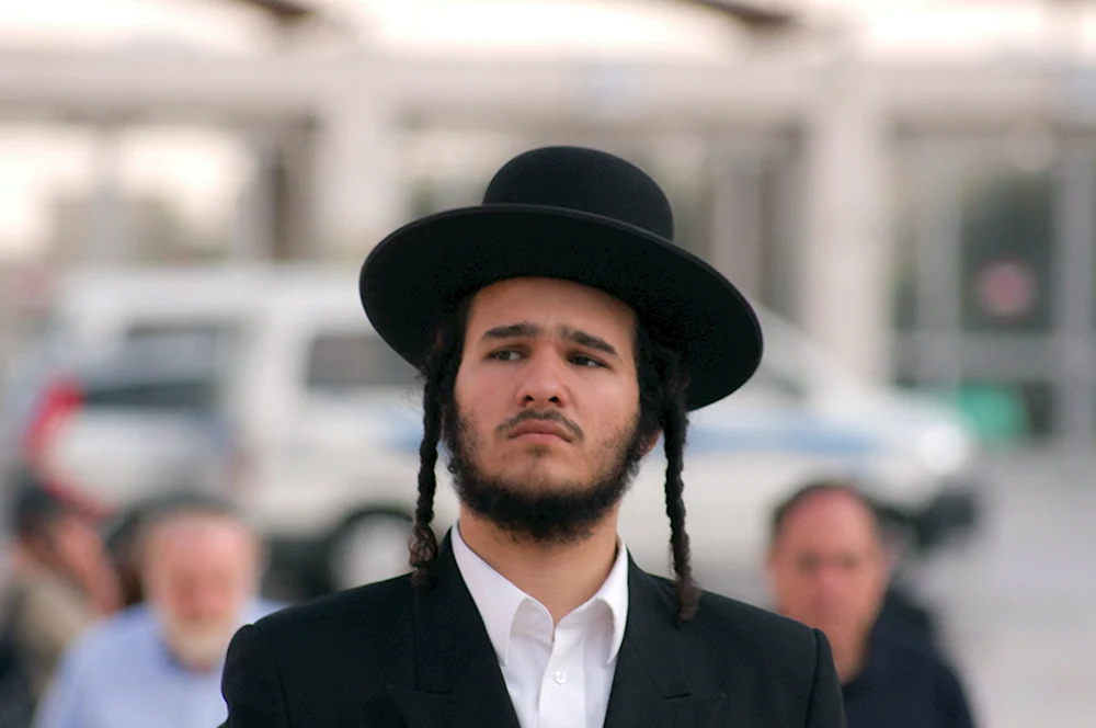 Hassid mit einer Paisa
