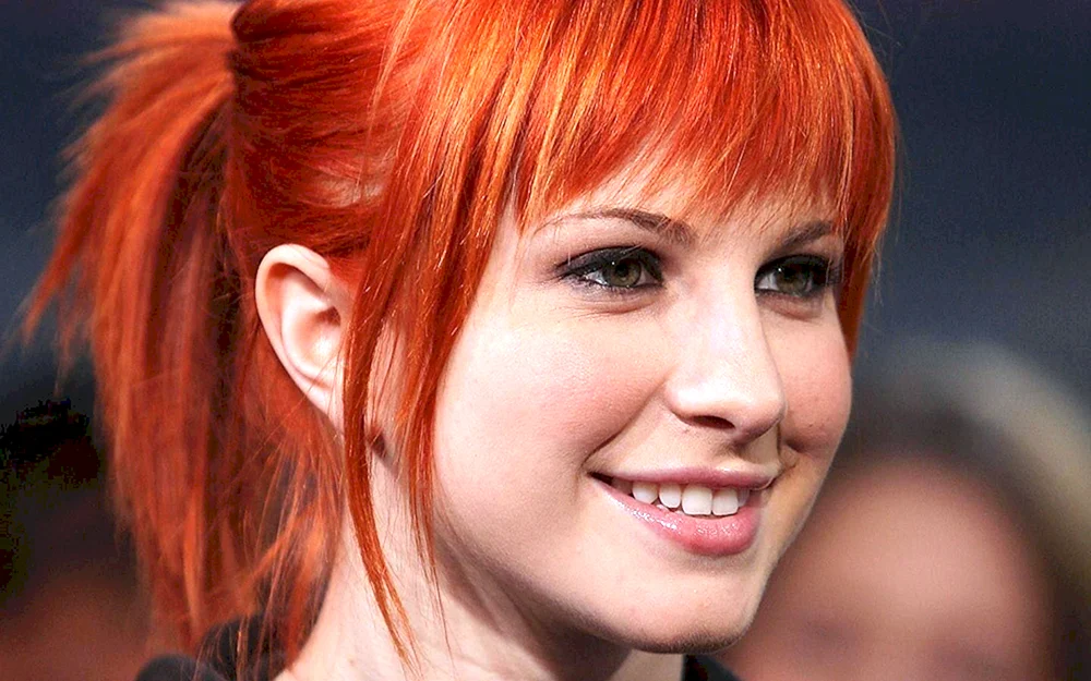 Barre rotes Haar
