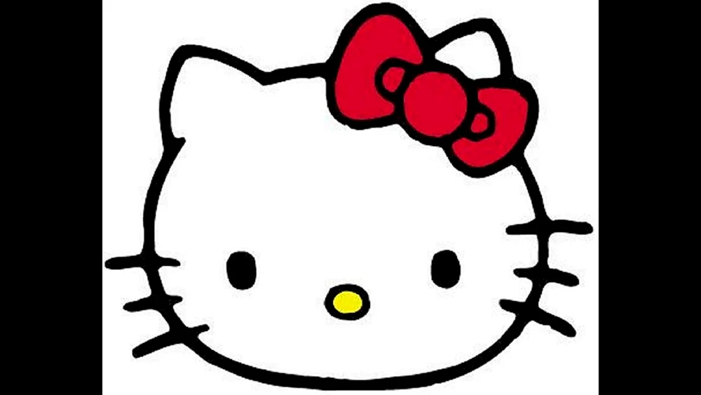 Hello Kitty Mini-Aufkleber.