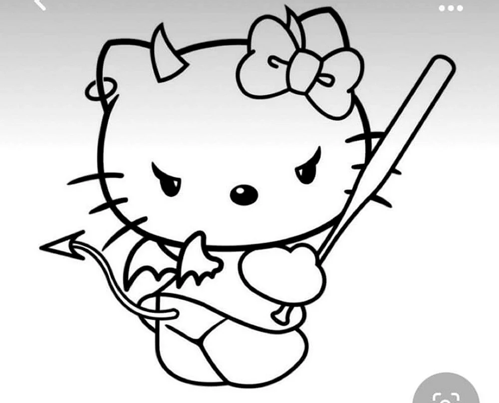 Hello Kitty Aufkleber