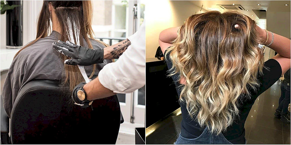 AIRTOUCH Haarfärbetechnik