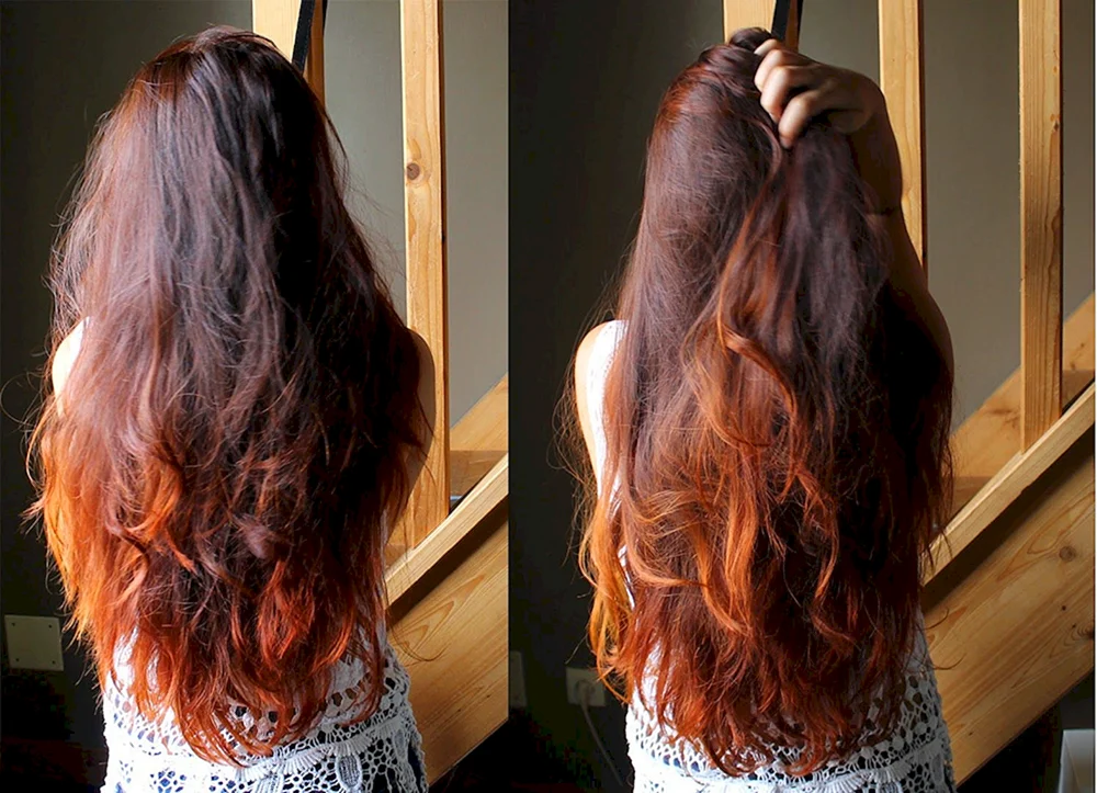 Blondes Haar in Rot färben