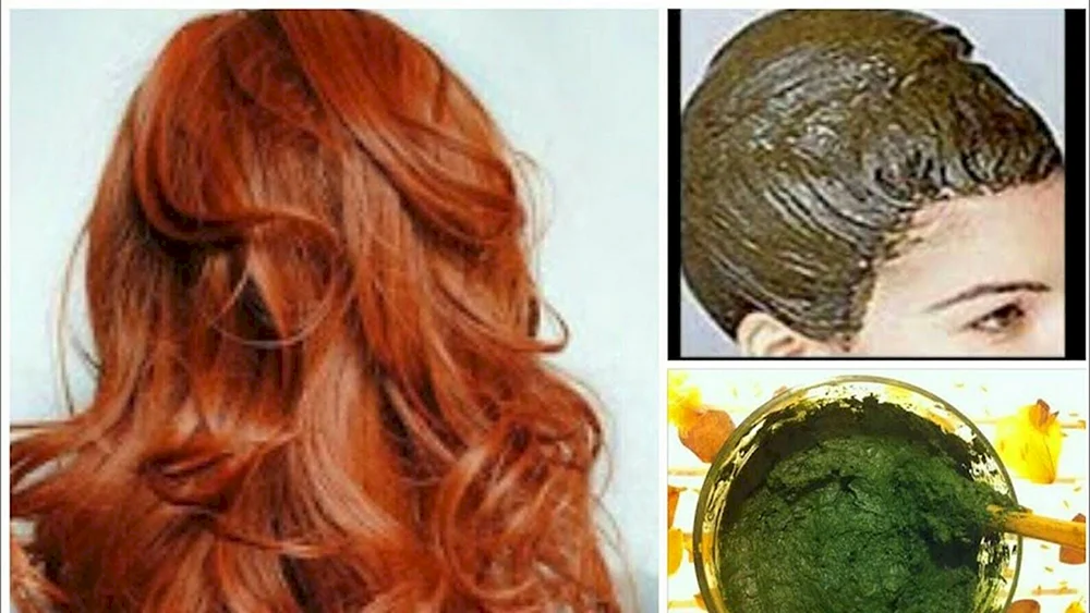 Russet Henna färben Haare