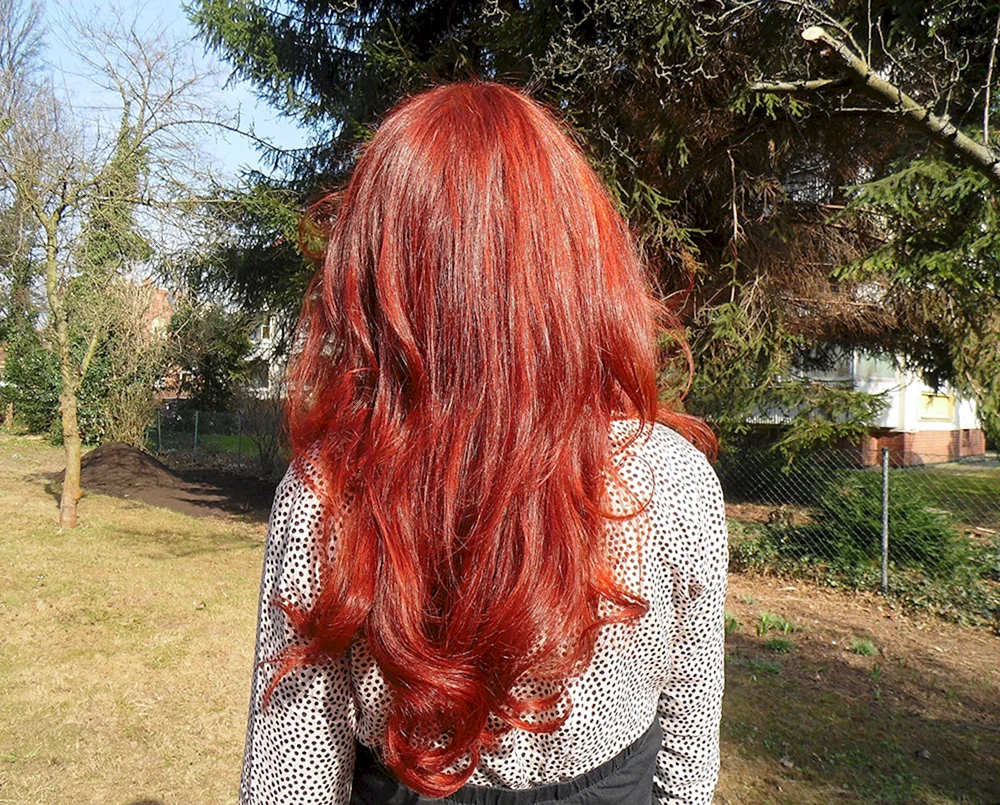 Henna für Haare.