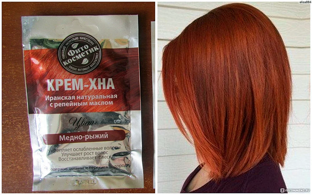 Haarfärbung für Haare