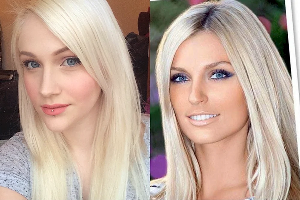 Kalte Haarfarbe für Blondinen