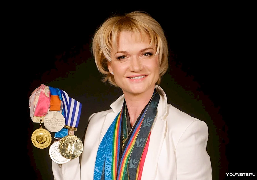 Horkina Olympiasiegerin. Meisterin