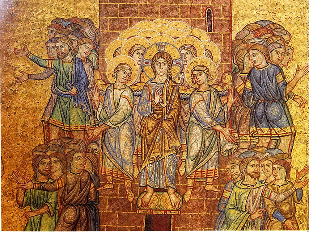 Mosaik der Kirche San Vitale in Ravenna. Italien