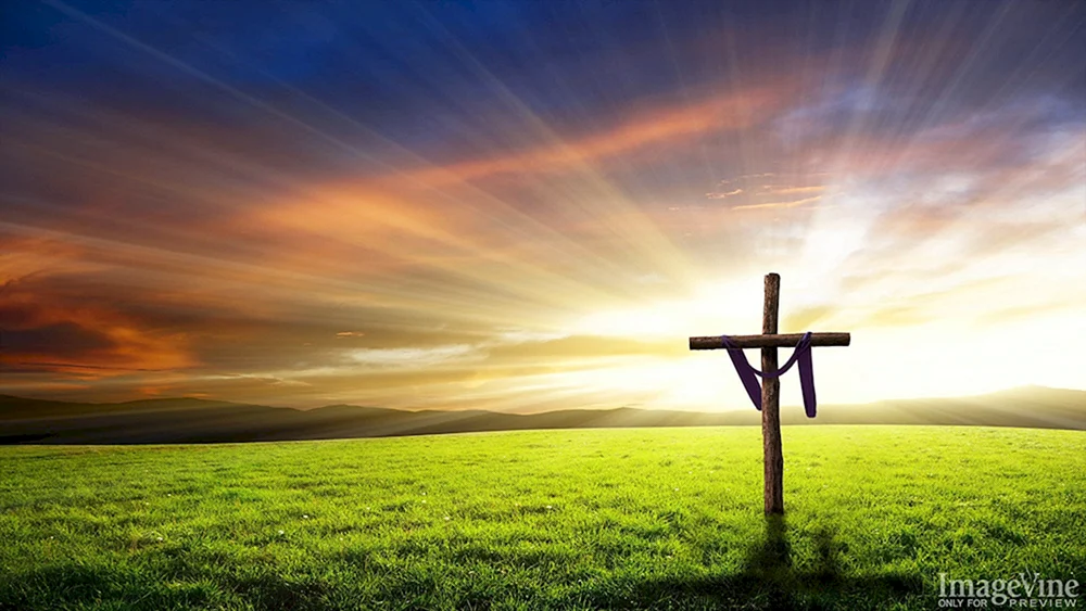 Kreuz im Himmel