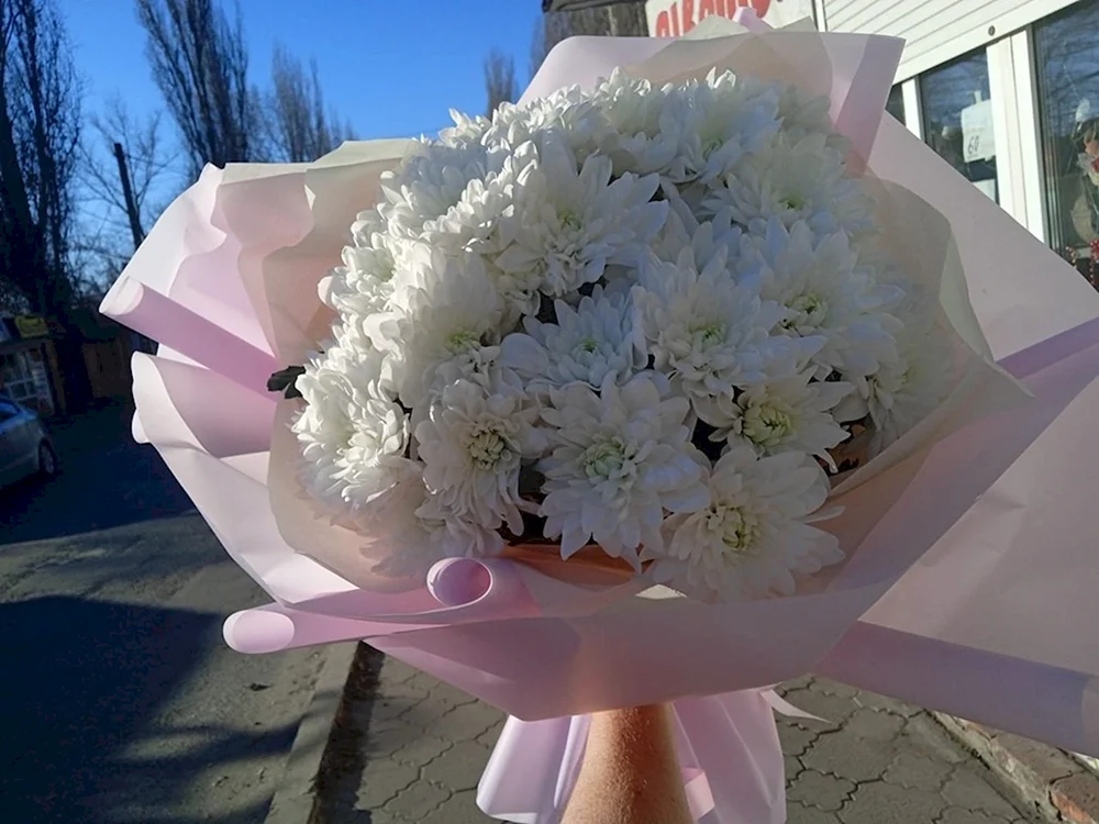 Chrysanthemenstrauß Monobouquet