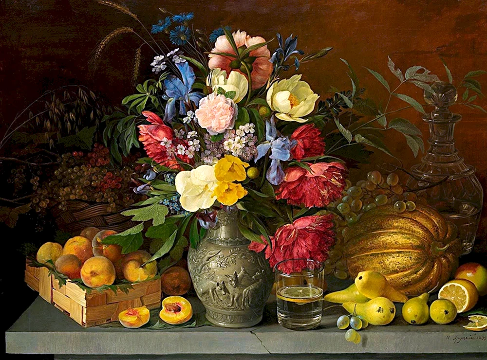 George Forster Stilleben mit Obst